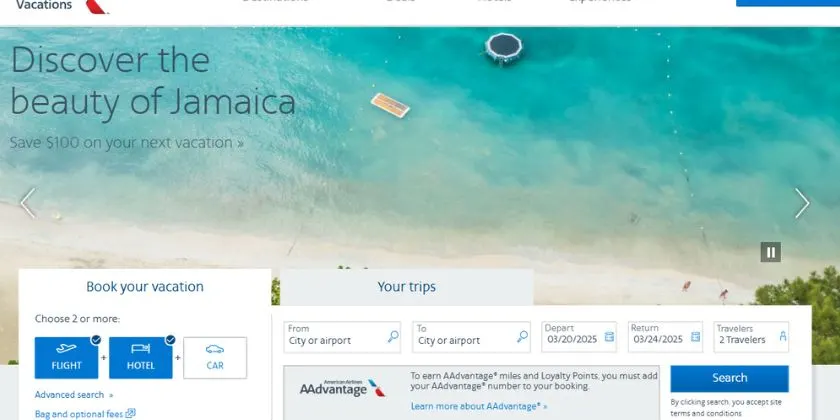 american airlines vacation deals